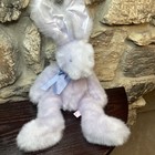 Russ Berrie Mennington Purple Lavender Bunny Rabbit Plush Stuffed Animal 17 