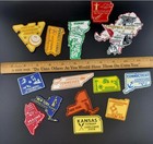Vintage Magnet Lot United States Of 14 Souvenir States Refrigerator Magnet Retro