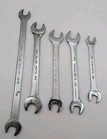 Lot Of 5 Vintage New Britain Open End Wrenches Made In Usa 
