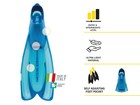 Diving Fins Cressi Agua Yellow Eu 43 44 Snorkel Swim Flippers