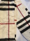 Nwt Burberry Classic Unisex Check 100  Cashmere Scarf 168x30 Cylinder Gift Set