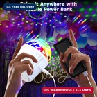 Portable Mini Disco Ball Light For Party  Rgb Dj Strobe Light With Remote Contro