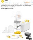 Medela Pump In Style Double Electric Breast Pump - White  101041361 