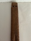 Vintage Wood Carved Dvojnica Balking Double Flute A1201