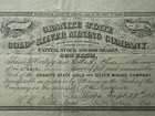 1888 Granite State Gold And Silver Mining Company Stock Certificate  157  ma 