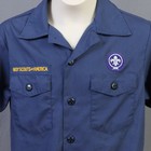 Boys Official Bsa Boy Scout Cub Scout Short Sleeve Shirt   Blue   Youth Medium