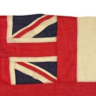Vintage Wool White Ensign Union Jack Cloth Flag Nautical Uk British Royal Navy