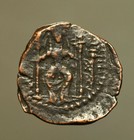 Ks12-63  Kushano-sasanian  Ardashir I  C  230-245ad    Goddess Anahita Enthroned