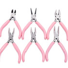 1 Pc Mini Jewelry Pliers Needle Nose Cutter Beading Tool Pink New
