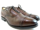 Allen Edmonds  fifth Avenue   Men s Leather Cap Toe Oxfords 8 E Chili    415n 