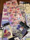 Lot Of 90  Scrapbook Stickers Borders Accents Various Brands   Themes New
