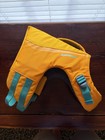 Ruffwear Float Coat Dog Life Jacket Sz Small Yellow Teal Handle Flotation Vest
