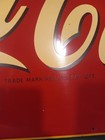 Vintage Rare Coca-cola Metal Sign 1940s Pretty Girl  54  X 19  One Sided Sign