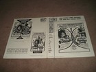 The Gorgon   The Curse Of The Mummy s Tomb Original  64 Double-feature Pressbook