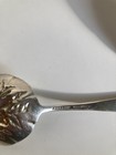 S Kirk   Sons Sterling Silver Repousse Spoons  Vintage Fruit Berry Flower Design