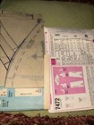 1967 Vintage Simplicity Sewing Pattern Misses Empire Waist Dresses Sz 10
