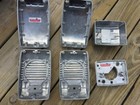 Blue Knob Rca Drive-in Movie Car Show Prop Speaker Casting Set With Junction Box