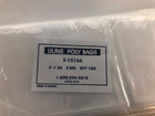 Pack Of 100 Clear 3 X 36 Poster Sleeves Poly Bags Open Top Plastic 2 Mil Thick
