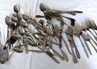 Craft Lot Stainless Flatware 2 5 Lb Mixed Mostly Spoons 