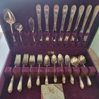 International Silver 1847 Rogers Bros   adoration  Silver Plate Flatware 50pcs