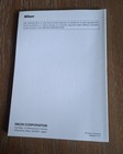 Nikon D80 Dslr Camera Genuine Instruction Book   Manual   User Guide In English