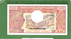 World Banknotes Cameroon Cameroun 500 Franc 1983 P-15d Unc Serie W 16