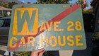 W  Ave  28 Car House   W  7th Ave Only Los Angeles Railway Dash Destination Sign