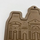 Gingerbread House 7  X 7  Christmas Mold Pottery Vintage Unbranded