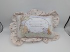 Vintage Winnie The Pooh Birthday Announcement Keepsake Crosstitch Crib Pillow
