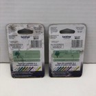 Brother P-touch M-231 Label Tape 1 2  Black Print On White Tape  2 Pack  - New 
