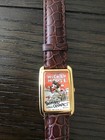 Vintage Disney Exclusive Lorus Quartz Mickey Mouse Barnyard Olympics Wrist Watch