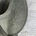 Vintage French Galvanized Zinc Metal Watering Can With Large Loop Handle