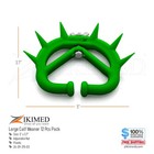 Calf Weaner Green Color Plastic Large Size 95 X 75 Mm