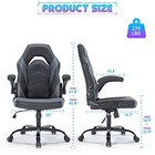 Leather Gaming Chair Ergonomic Computer Executive Adjustable Desk Chairs