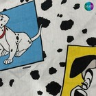 Vintage Disney 101 Dalmations Vtg 1990   s Twin Size Fitted Sheet Poly Cotton