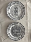 C  1850 Napoleon s Death   Burial Antique Set 7 French Talking Plates 8 25 