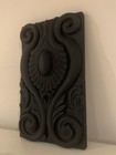 Vintage Hand Carved Wood Panel Architectural Salvage