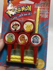 Vintage Pokemon Pikachu Wilton Birthday Cake Candle Holder Set