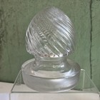 Vintage Large Pharmacy Apothecary Jar Swirl Pattern Lid Only