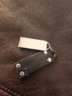 Vintage Leather Calvin Klein Key Ring Key Fob Trinket