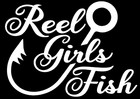 Reel Girls Fish Decal Car Truck Boat Fishing Window Laptop Sticker 22 Variations