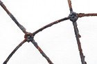 Antique 15 Pane Wrought Iron Transom Window