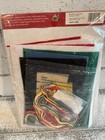 Vintage Bucilla Holiday Time Felt 18  Christmas Stocking Kit Snowmen Santa