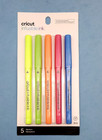 2 Packs  Cricut Infusible Ink Pens Markers Five Neon Colors 1 0 Tip - Free Ship 