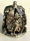Thimble Unicorn  Nicholas Gish  Carousel   Pewter And Metal Signed