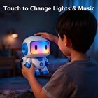 Interactive Learning Robot Toy For Kids Ages 3   6  Button-based Programming    