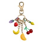 Fruit Charm Embellished Keychain Bag Charm
