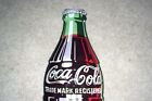 1998 Coca Cola Thermometer Metal Bottle Shaped 16 1 2  Coke Sign Never Used