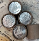 1878-1904 Morgan Silver Dollar Roll - 5 Coin Roll - Brilliantly Uncirculated Bu