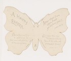 Easter  Butterfly Or Moth Card  Roses On Wings  Tuck  Circa 1900
